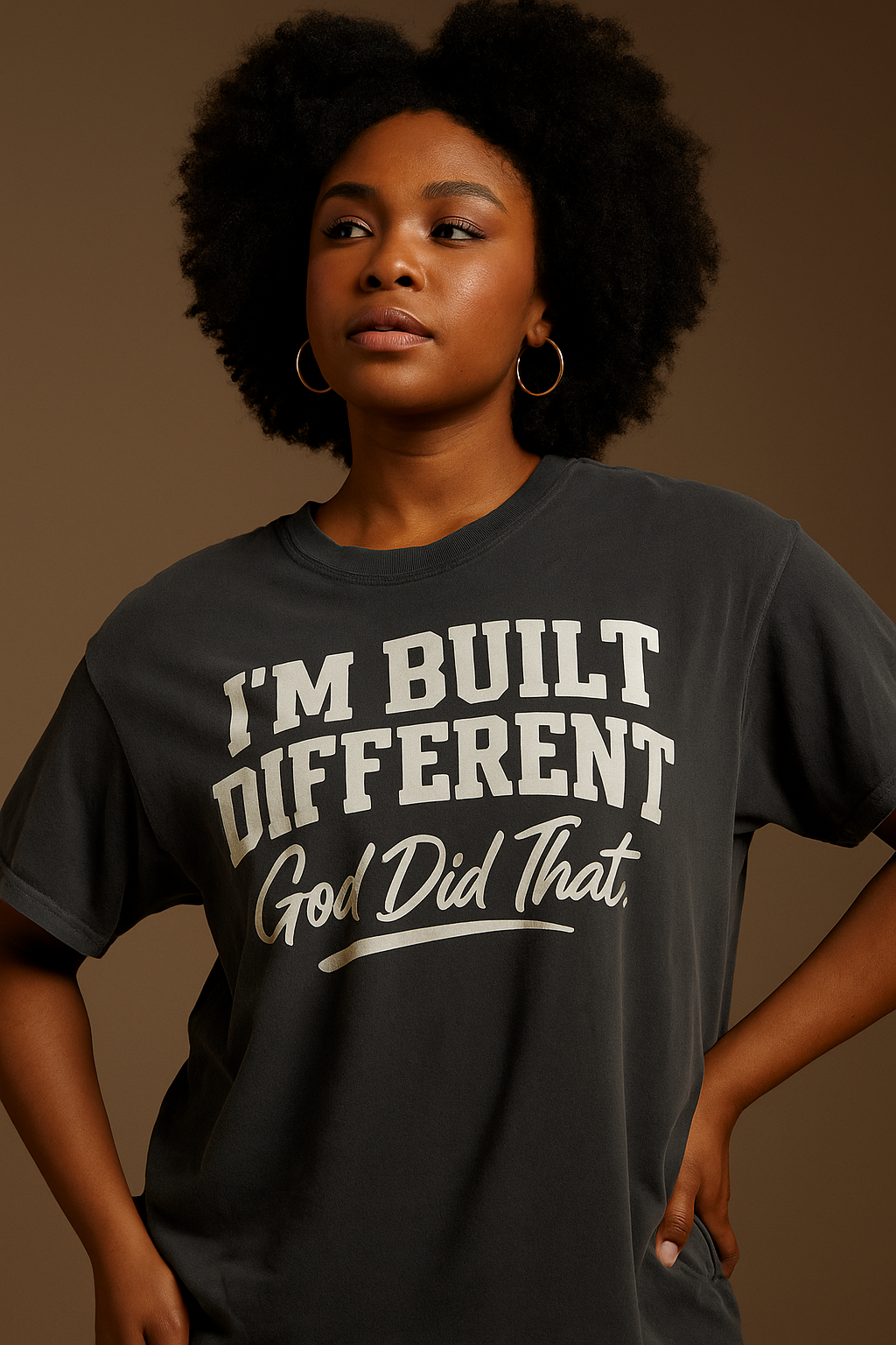 I’m Built Different – God Did That. Unisex T-Shirt